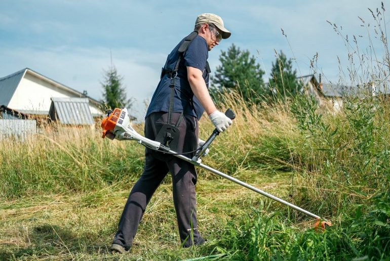 Żyłka czy tarcza - kosa spalinowa